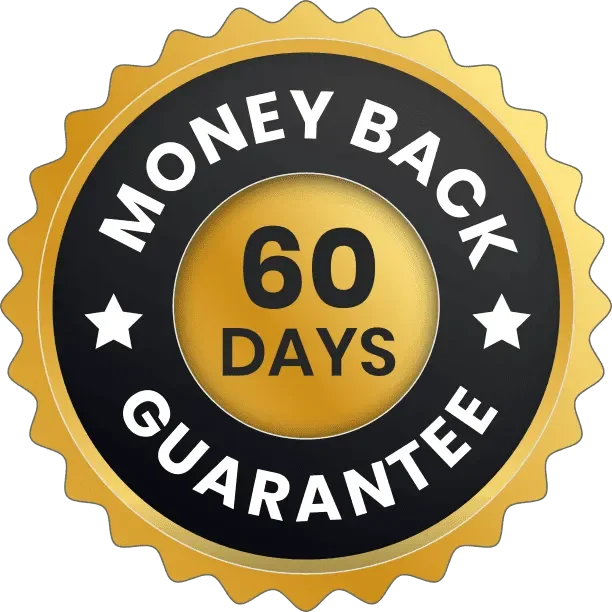 60-Day Money Back Guarantee Badge